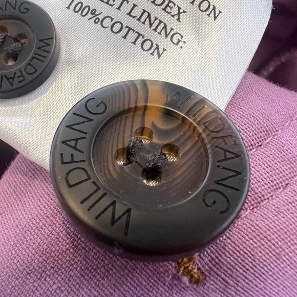 Wildfang | Essential Lilac Long Sleeve High Waist Coverall Utility Jumpsuit XS - Picture 9 of 10